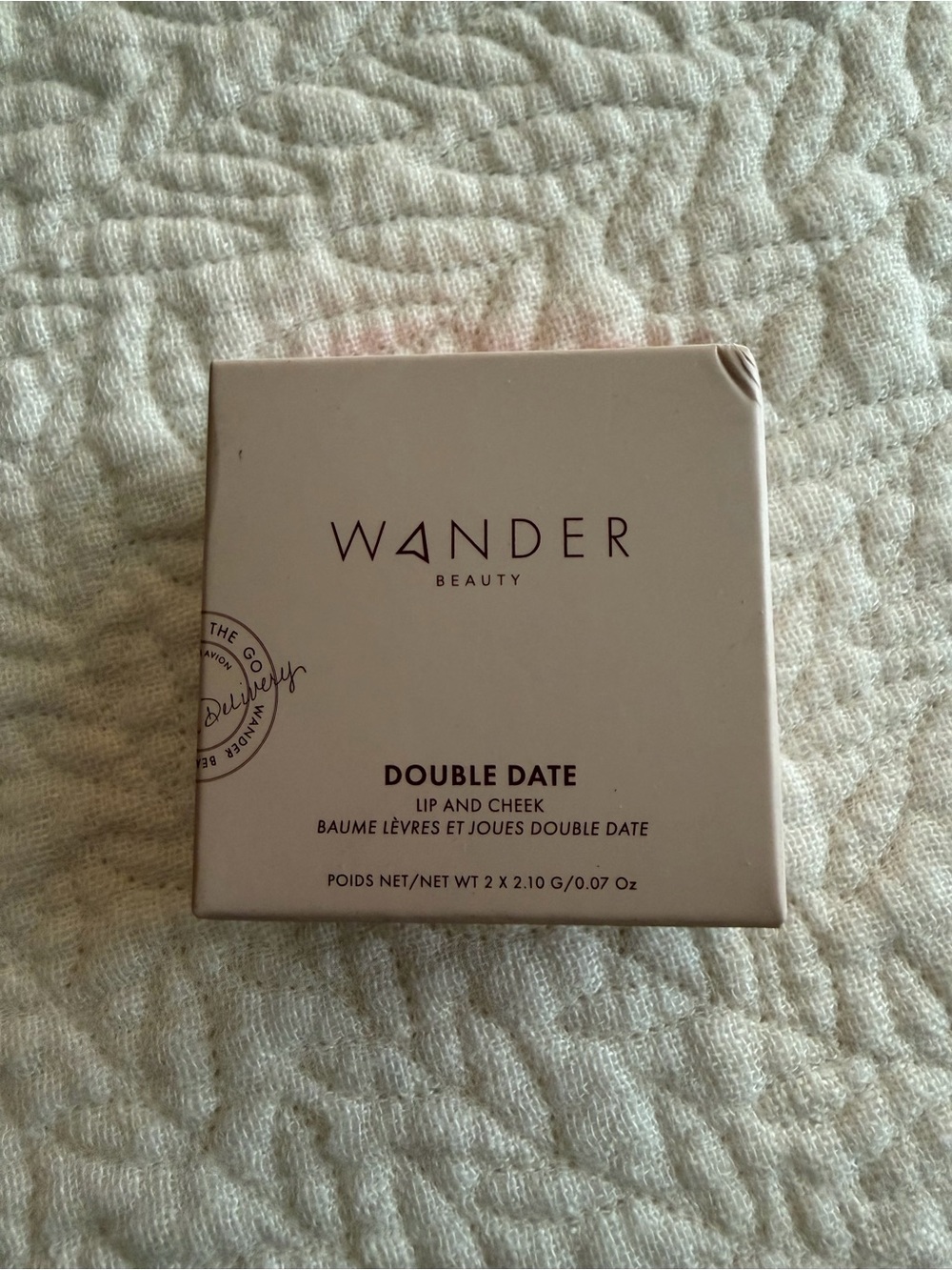 Wander Beauty Double Date Lip & Cheek Balm - Beige Pink